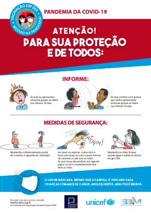 cartaz 1 protecao para todos vacinacao em dia mesmo na pandemia 200610b