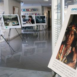 Opas exalta em exposição fotográfica instituições que contribuem que as imunizações no Brasil. Fotografia: Karina