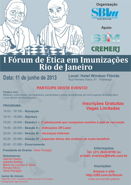I Fórum de Ética em Imunizações do Rio de Janeiro